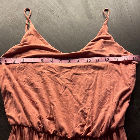 Lulu's Watch The Sunset Rusty Rose Maxi Dress Medium - Picture 13 of 13